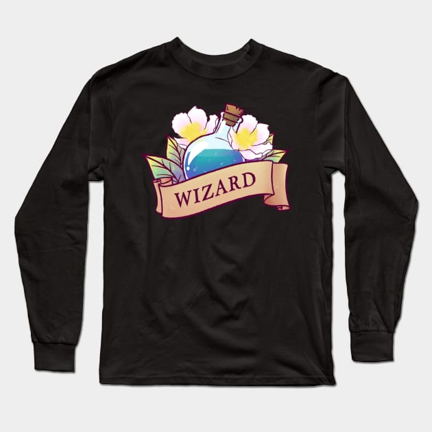 Wizard Long Sleeve T-Shirt by LabRat